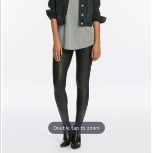 Spanx Faux Leather Petite Leggings